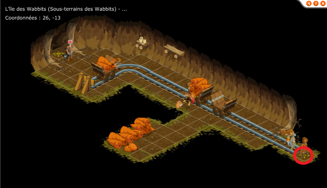 Dofus Retro Château Wa Wabbit, comment y accéder, quel est le chemin pour la panoplie avec les